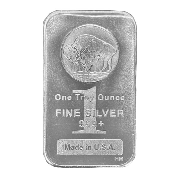 1 oz Buffalo Silver Bar .999