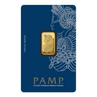 5 gram PAMP Suisse Gold Bar .9999