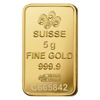 5 gram PAMP Suisse Gold Bar .9999 - Image 4