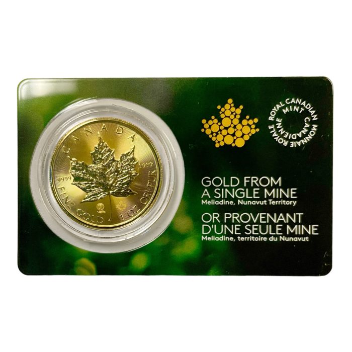 1 oz 2022 Single Source RCM Canadian Gold Maple .9999