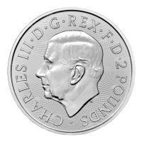 1 oz 2024 Britannia Silver Rounds .999 - Image 2