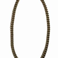10K Gold Italian Hollow Cuban Link Chain - Image 2
