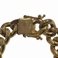 10K Gold Italian Hollow Cuban Link Chain - Image 3
