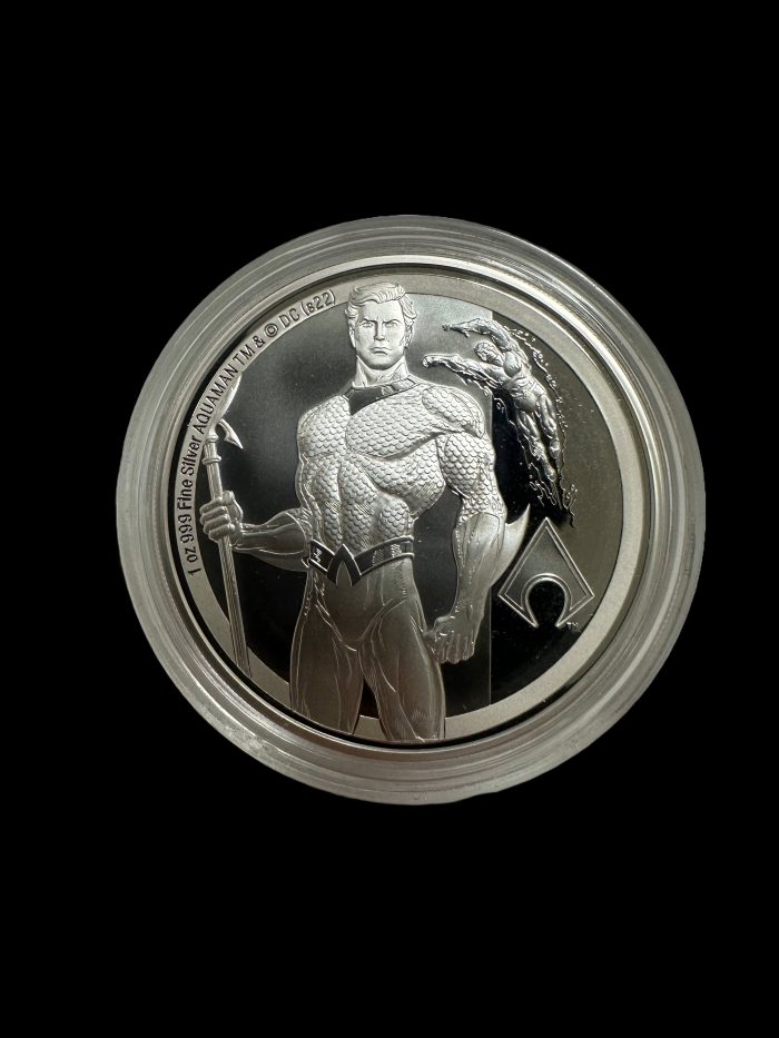 1 oz - 2022 Aquaman Silver.999 Coin